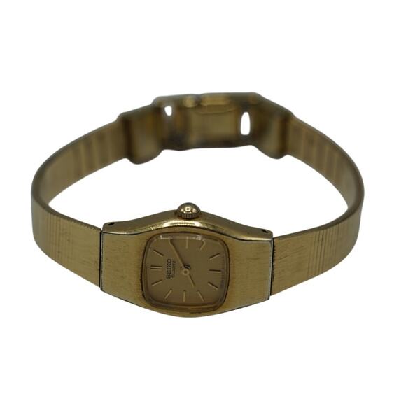 Seiko Gold Tone Quartz Analog Women's Watch - Picture 1 of 5
